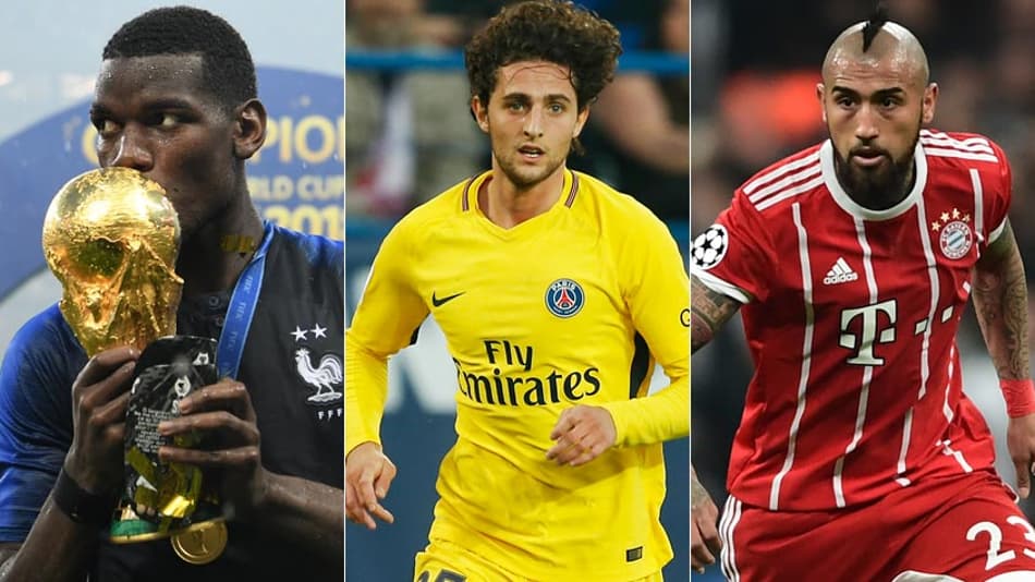 Pogba, Rabiot, Vidal… Confira o resumo do vaivém deste domingo