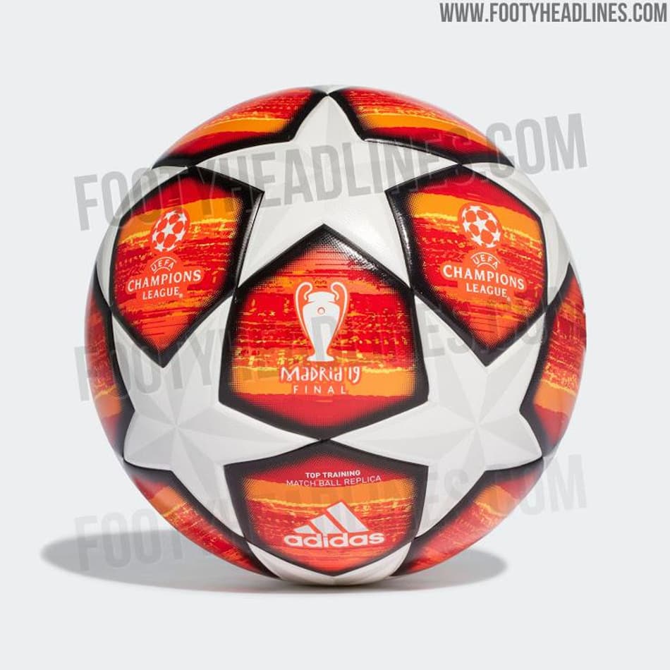 Site publica imagens da bola do mata-mata da Liga dos Campeões 2018/2019