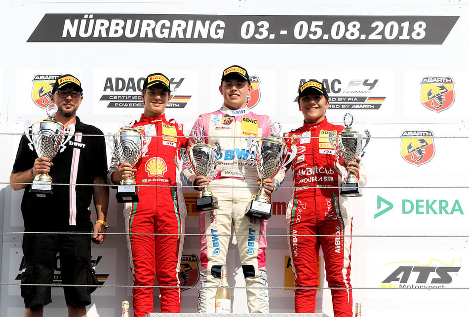 Gianluca Petecof conquista seu primeiro pódio no Campeonato Alemão de F4