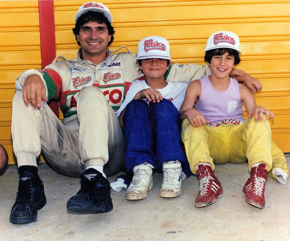 Piquet Sr, Piquet Jr e Bia: 25 anos antes e depois