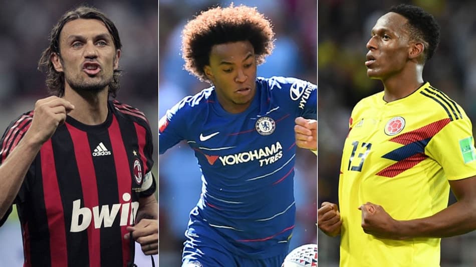 A janela de transferências continua agitando o mundo da bola. Neste domingo, o brasileiro Willian voltou a expressar seu desejo em seguir no Chelsea e afirmou que 'só sai se o clube quiser', o Milan acertou o retorno de Paolo Maldini ao clube, como diretor, e Barcelona e Everton chegaram a um acordo para a transferência de Mina. Confira o resumão!