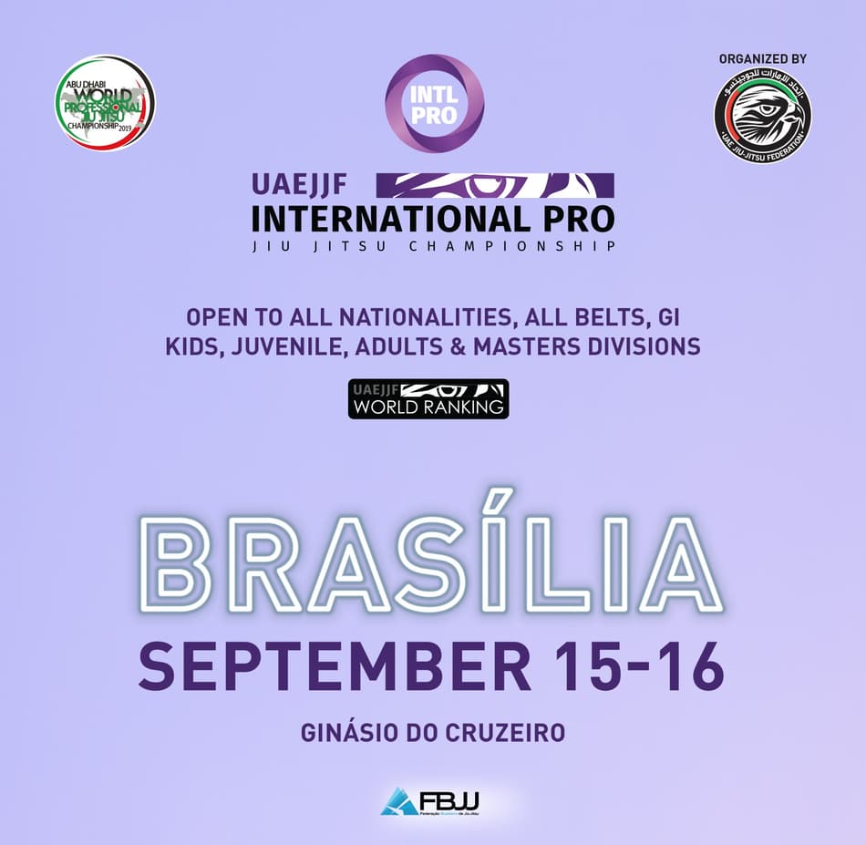 Brasília International Pro de Jiu-Jitsu tem inscrições abertas; veja