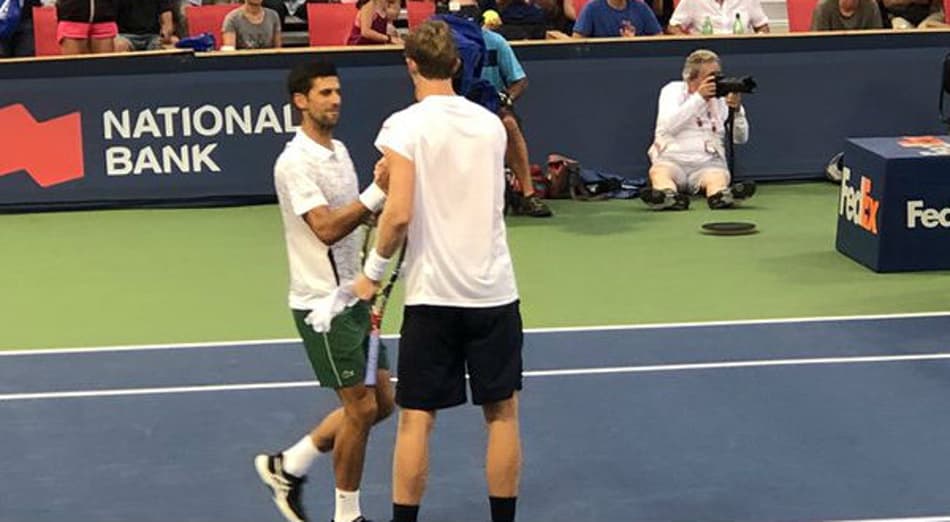 Djokovic e Anderson vencem nas duplas em Toronto
