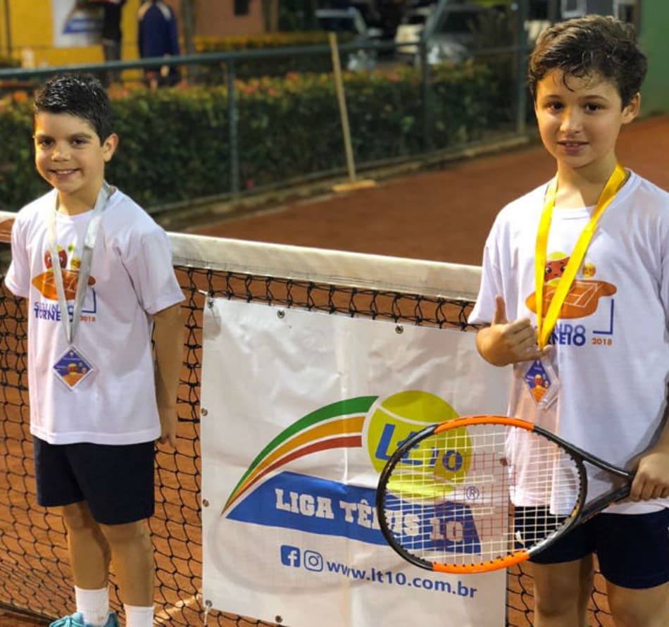 Definidos os campeões do 2º torneio da Liga Tênis 10