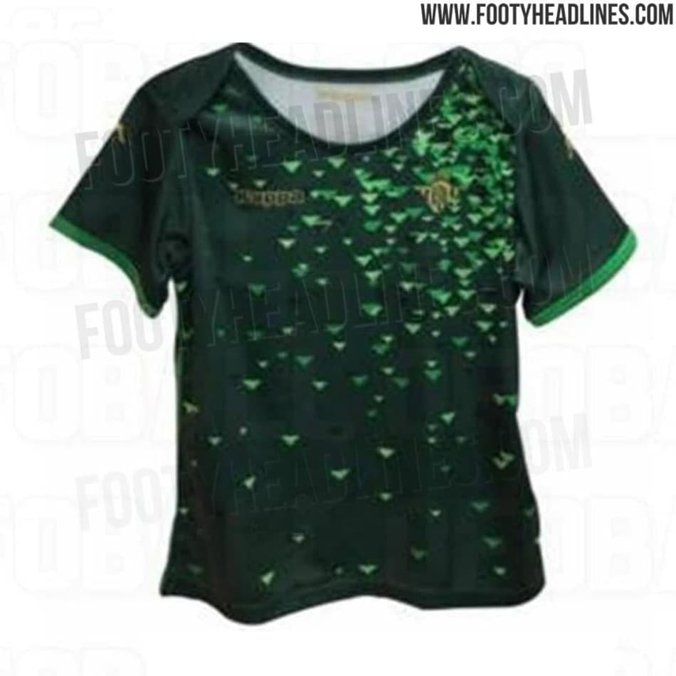 Triângulos aos montes: nova camisa 2 do Betis tem design 'pouco convencional'