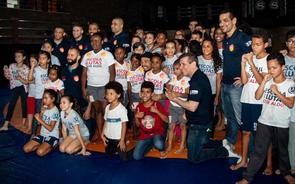 Inauguração da Escola de Lutas José Aldo