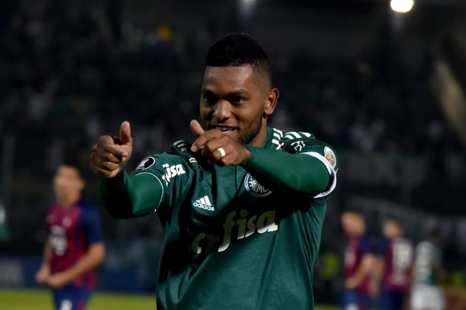 Borja foi autor dos dois gols da vitória do Palmeiras sobre o Cerro Porteño, na partida de ida das oitavas de final da Copa Libertadores, e levou a melhor nota da partida entre os palmeirenses. Veja na galeria as atuações de todos os jogadores do Verdão (Por Alexandre Guariglia)