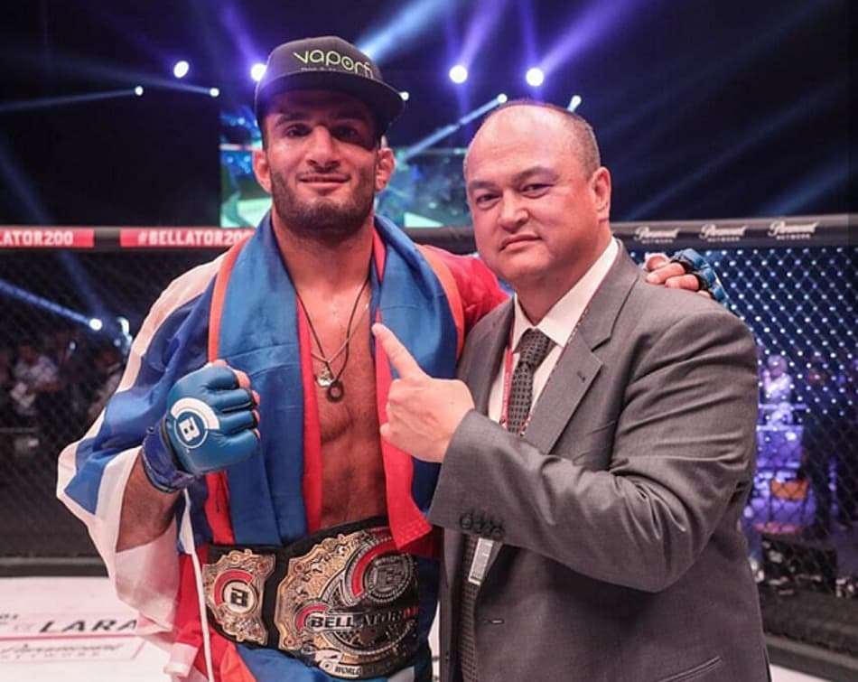 Gegard Mousasi se tornou campeão dos médios do Bellator no último mês de maio, em Londres (Foto Bellator)