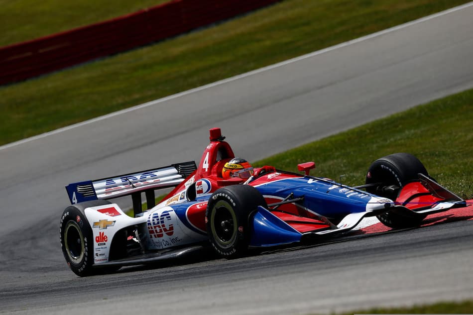 Matheus Leist estreia no oval de Pocono com a AJ Foyt