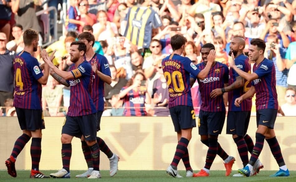 Com "show latino", Barcelona passa fácil pelo Boca no Joan Gamper
