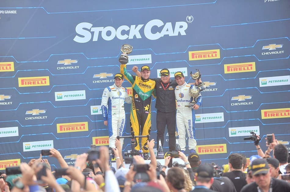 Após manobra ousada, Felipe Fraga vence corrida 1 em Campo Grande