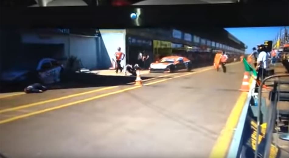 VÍDEO: Mecânico sofre trauma craniano e passa por cirurgia após atropelamento na Stock Light