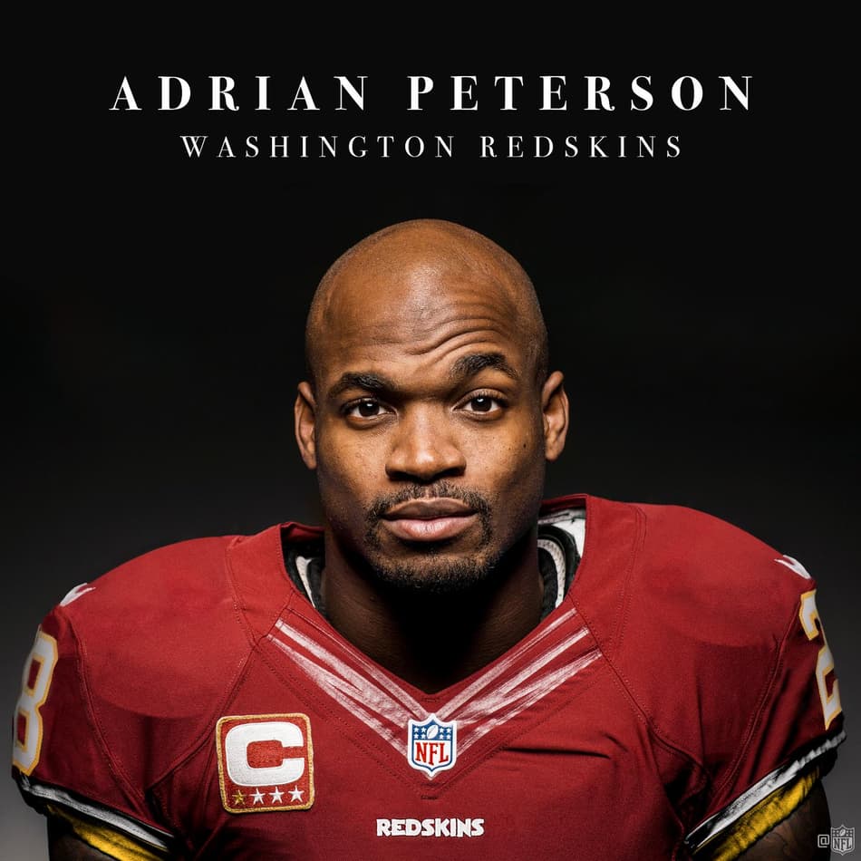 Os impactos da contratação de Adrian Peterson pelo Washington Redskins