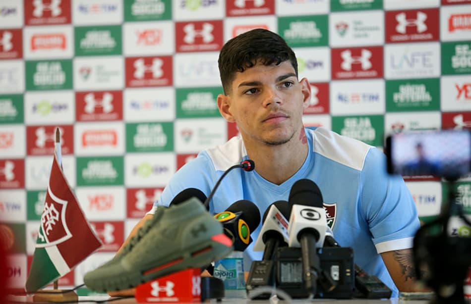 Ayrton Lucas - Coletiva Fluminense