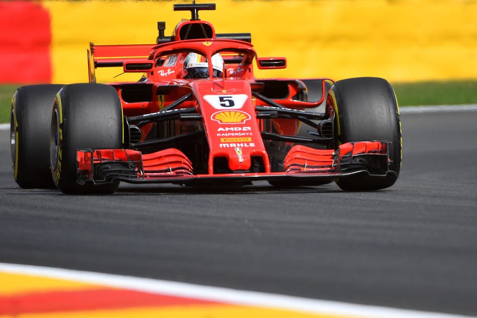 Com Vettel na frente de Raikkonen, Ferrari se mantém no topo no último treino livre para o GP da Bélgica