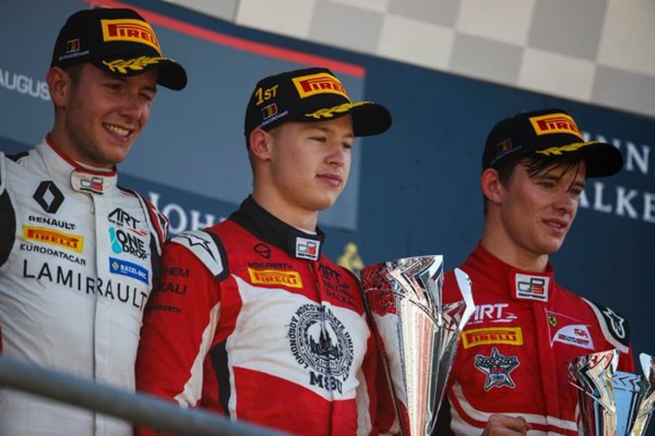 ART conquista 1-2-3-4 em segunda prova da GP3 na Bélgica com vitória de Nikita Mazepin