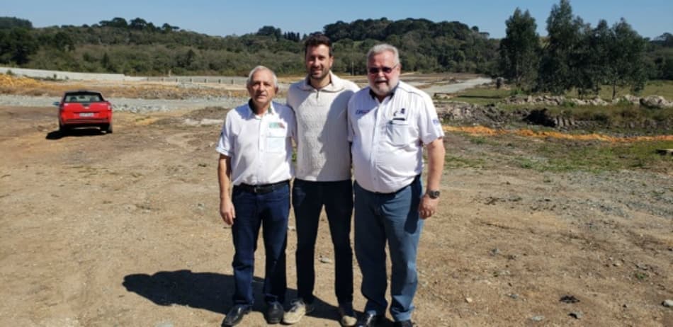 CBA e FPrA vistoriam obras do mais novo kartódromo do Paraná