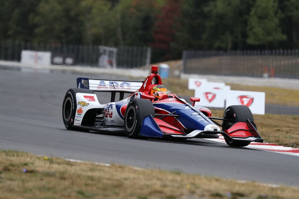 Leist faz ótima prova em Portland, anda no top 5, mas bandeira amarela arruína estratégia da Foyt