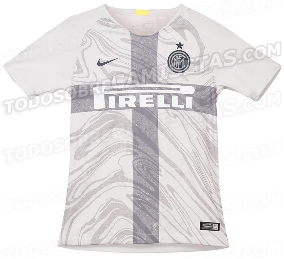Site vaza imagens da nova camisa 3 da Inter de Milão, que leva a cruz de São Jorge