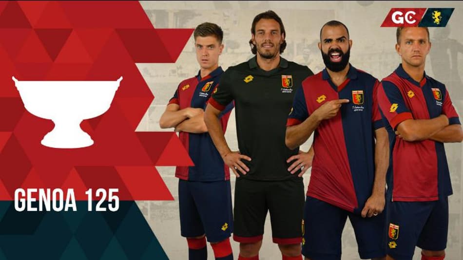 Genoa lança camisa comemorativa pelo aniversário de 125 anos do clube