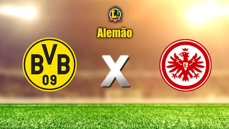 Cheios de desfalques, Dortmund e Eintracht se enfrentam pelo Alemão