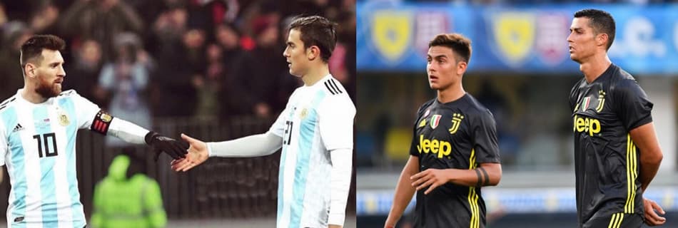 Chegar em CR7 e Messi? Dybala brinca: “Quero ser o primeiro dos humanos”