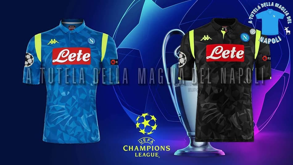 Napoli lança camisas da Champions; Torino e Galatasaray também com revelações