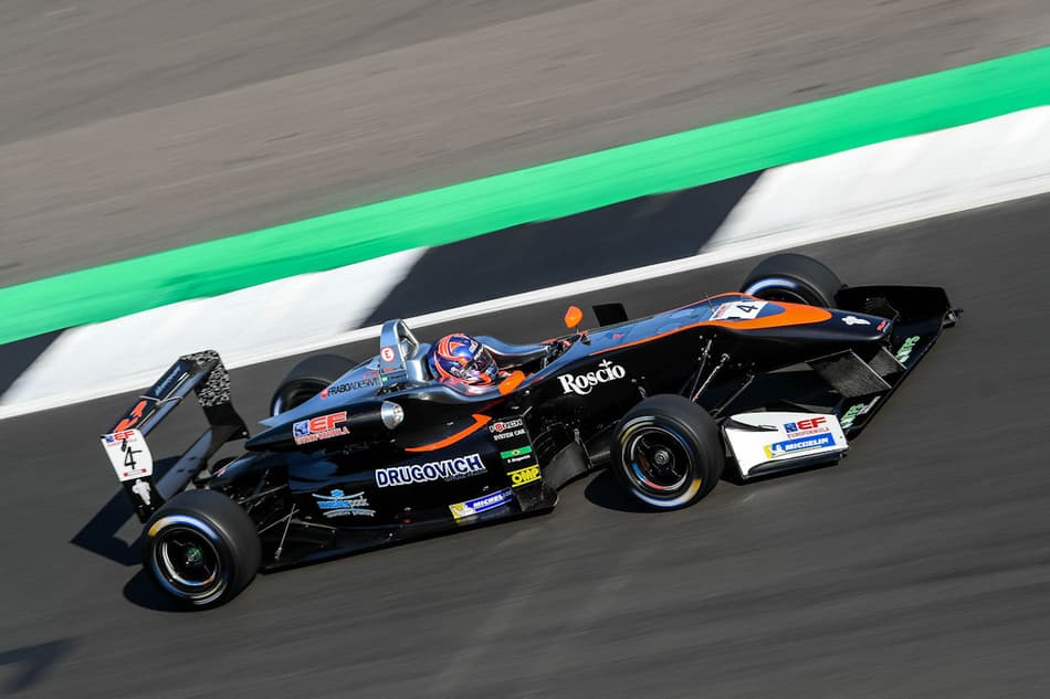 Em Monza, Felipe Drugovich é o mais rápido nos treinos livres do Euroformula F3 Open