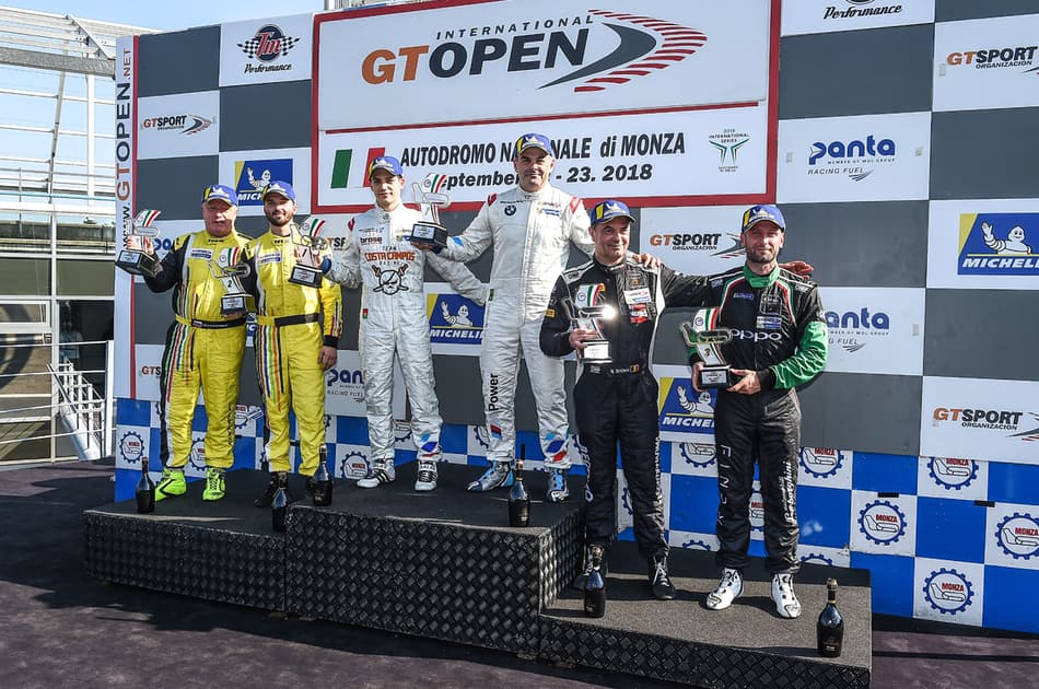 GT Open: brasileiros Marcio Basso e Guilherme Salas vencem as duas corridas em Monza