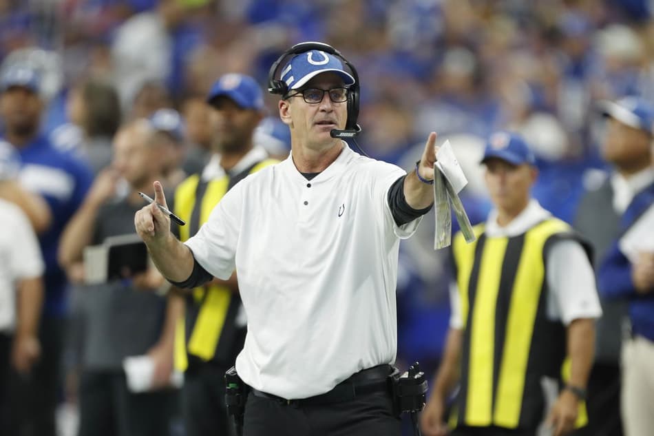 A decisão de Frank Reich na prorrogação foi arrojada. Mas também foi errada e custou a derrota ao Colts