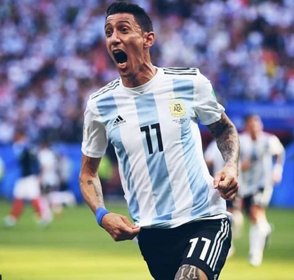 Ausente dos amistosos, Di Maria posta foto com indireta para técnico da Argentina