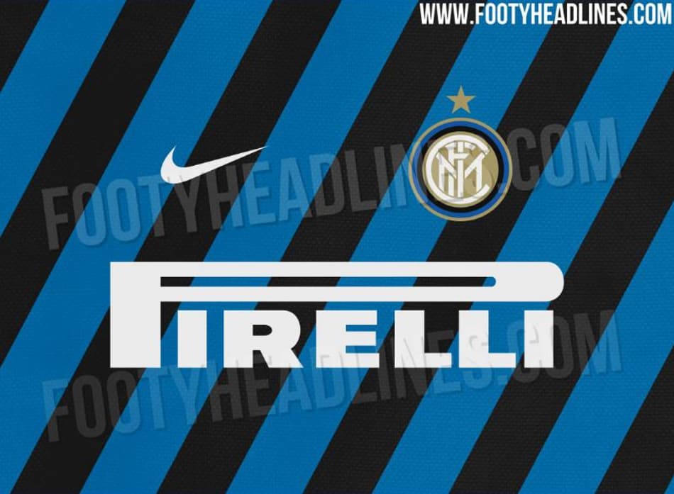 Site afirma que Inter de Milão deverá ter camisa 1 com listras diagonais para 2019/20