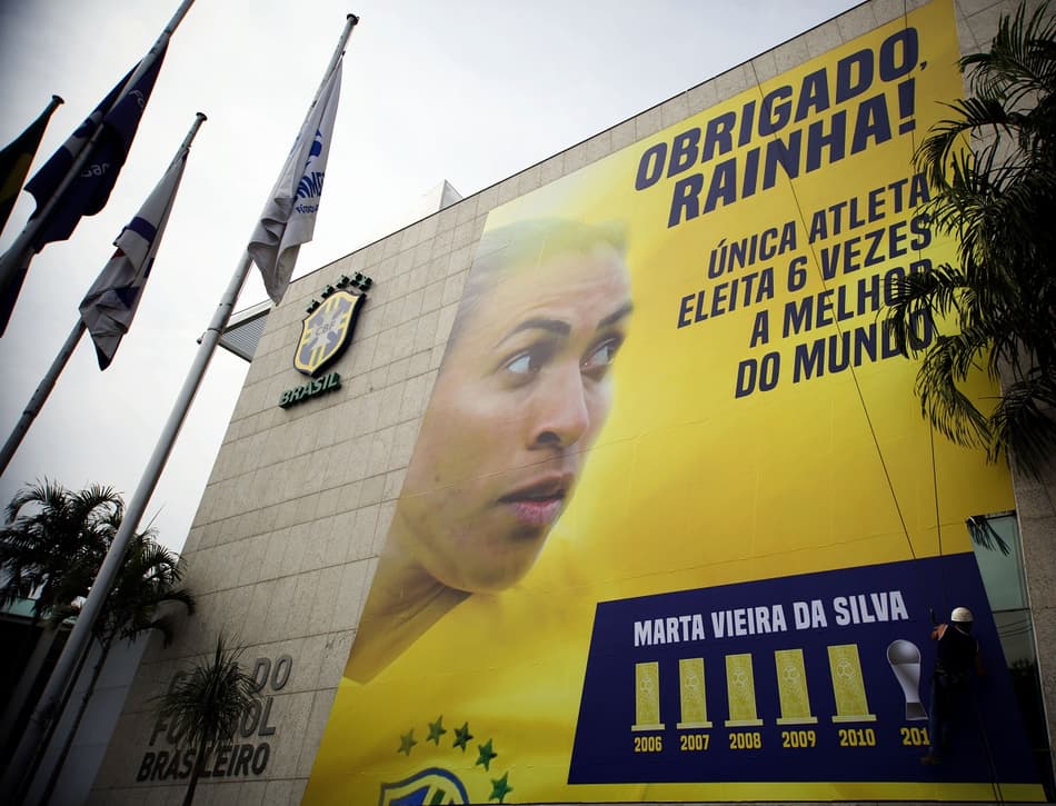Homenagem da CBF à Marta