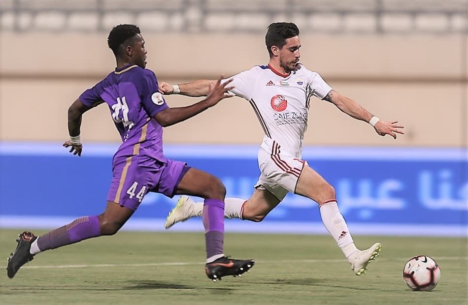 Igor Coronado em ação pelo Al Sharjah