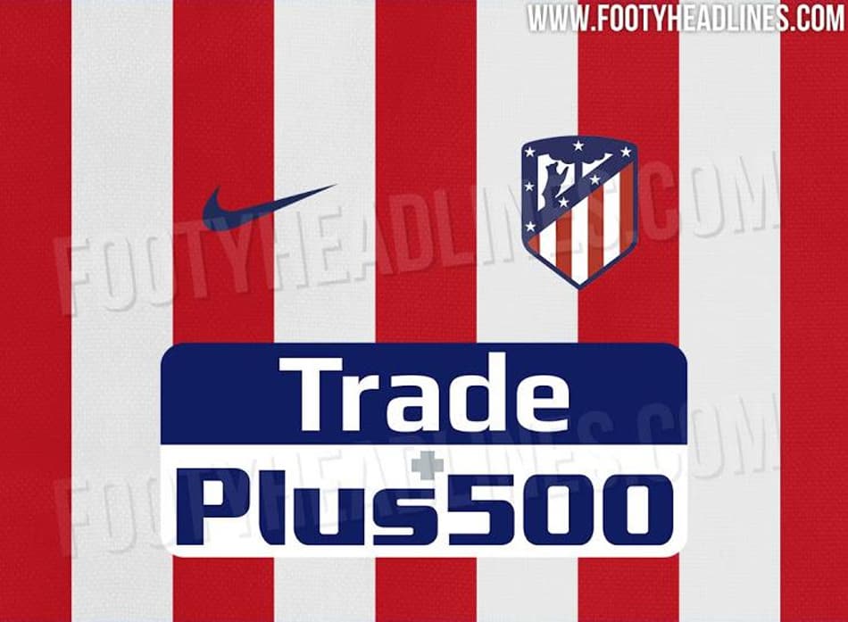 Atlético de Madrid voltará a ter camisa 1 com faixas tradicionais em 2019/2020