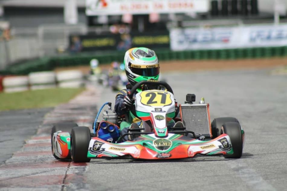 Vice-campeão brasileiro, Matheus Ferreira disputa título da Copa Brasil de Kart