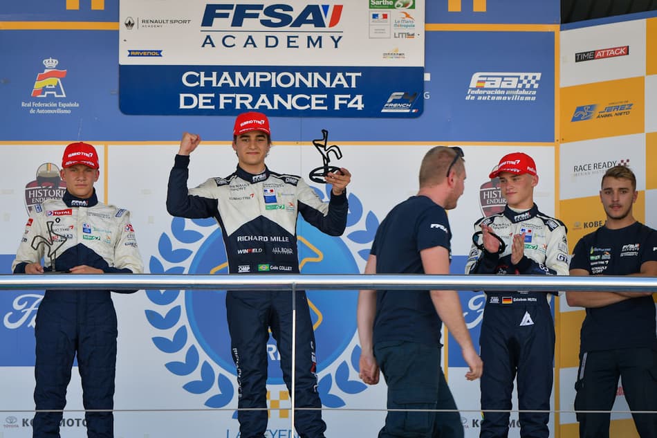 F4 Francesa: Caio Collet é campeão antecipado com duas poles e duas vitórias em Jerez