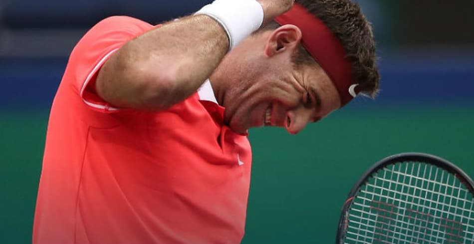 Del Potro sofre, mas bate Gasquet na estreia em Xangai