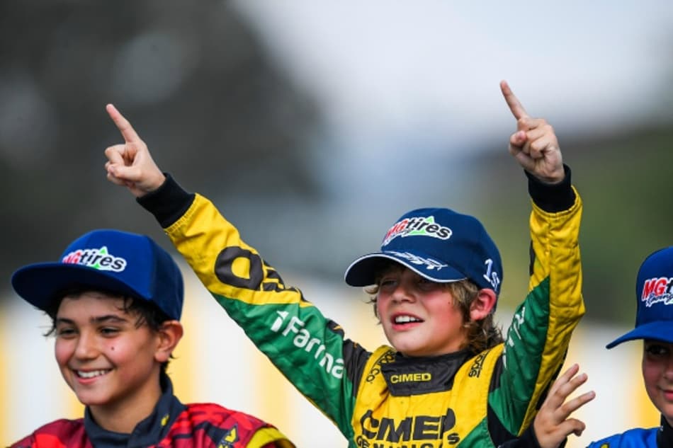 Heitor Farias conquista mais um título para o time Cimed Racing: bicampeão da Copa Brasil de Kart