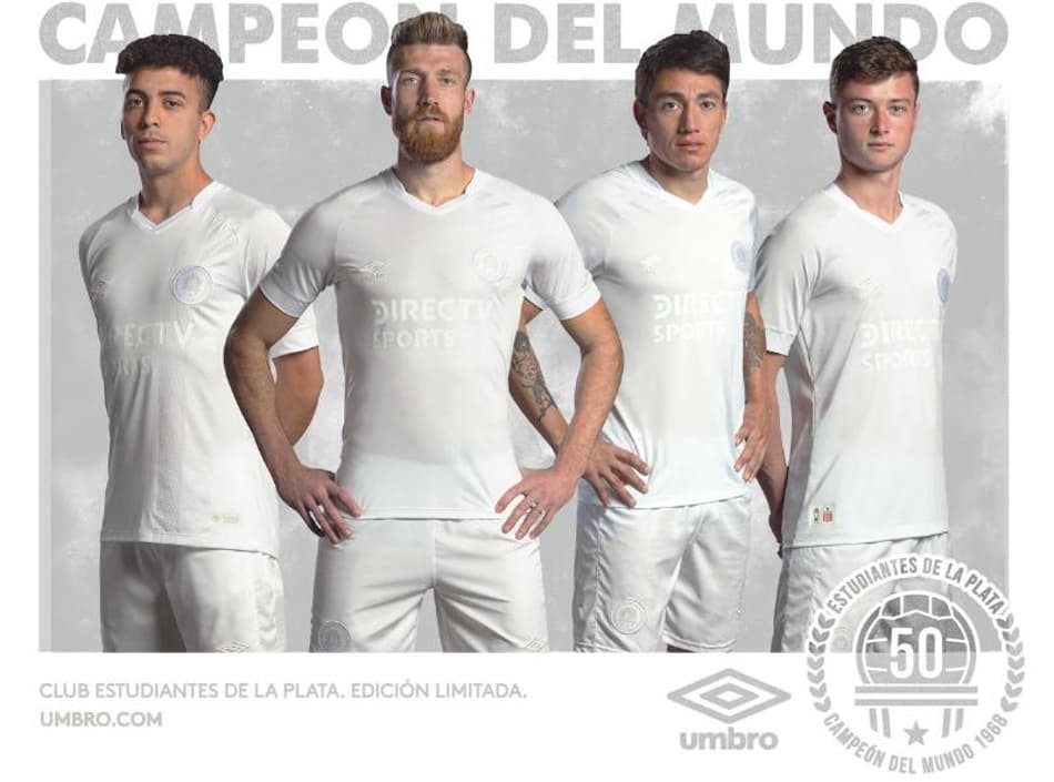 Estudiantes recebe uniforme especial em homenagem aos 50 anos de título mundial