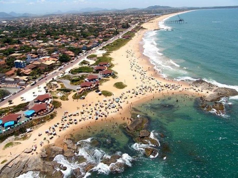 Praia Costa Azul, em Rio das Ostras