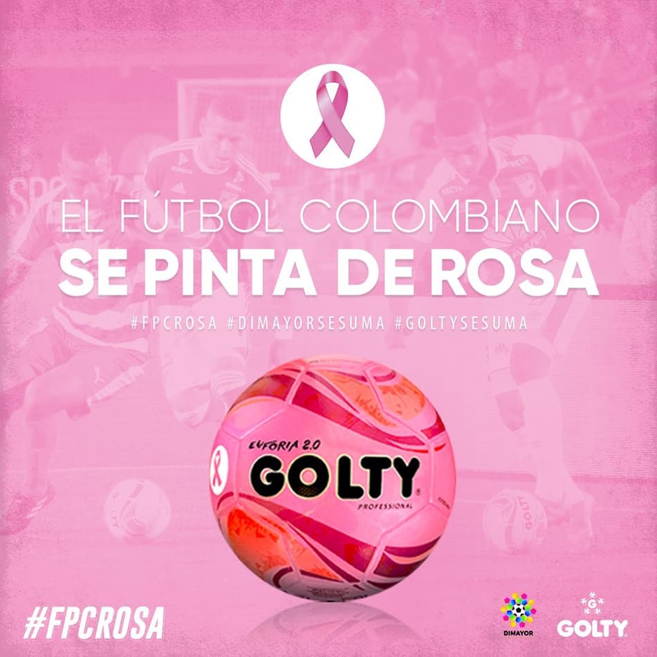 Campeonato Colombiano entra na luta contra o Câncer de Mama