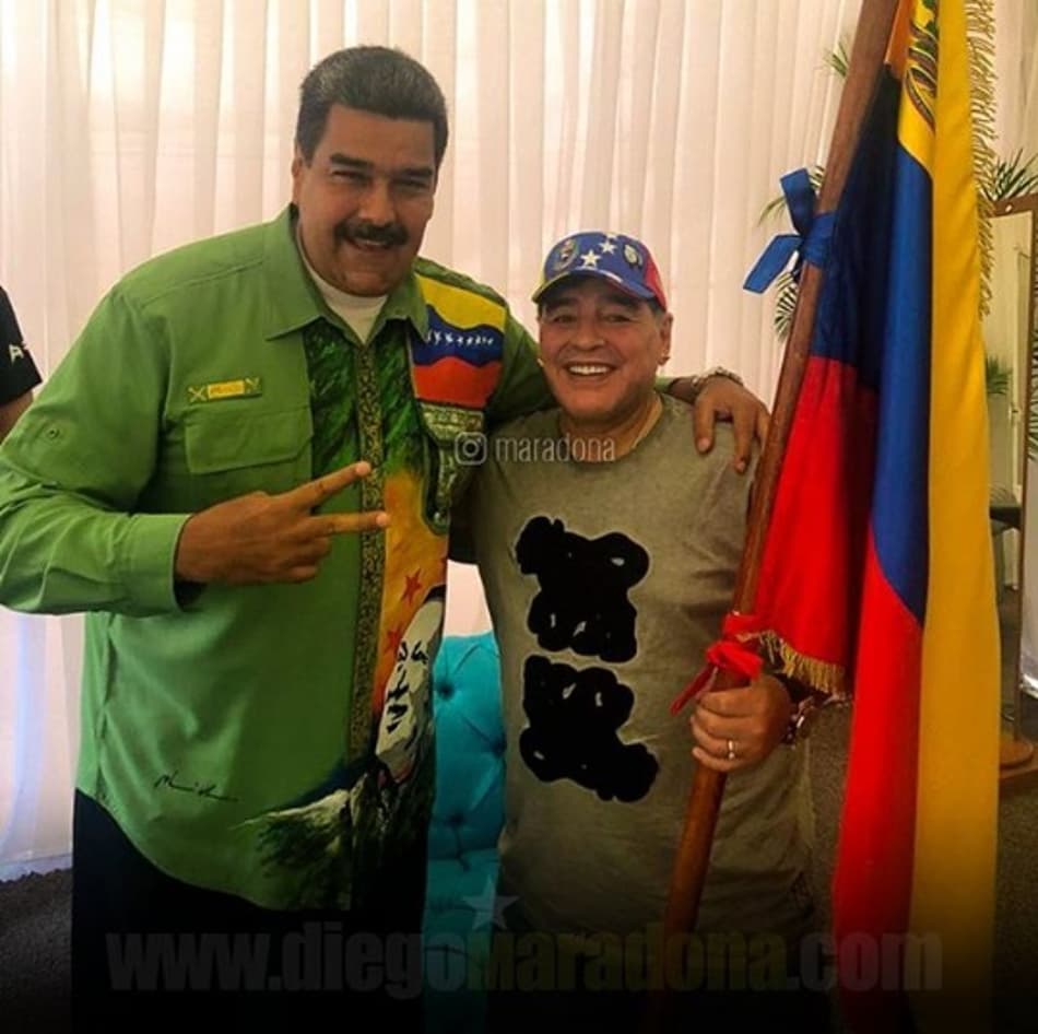 Nicolás Maduro 'ofereceu' para Maradona cargo de técnico da Venezuela