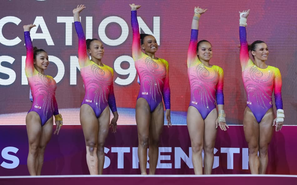 Brasileiras terminam em sétimo no Mundial de ginástica artística