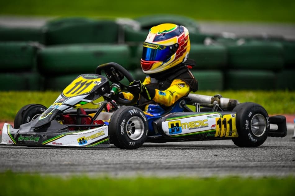 Com 7 anos, Augustus Toniolo é vice-campeão da oitava etapa do Paulista Light de Kart