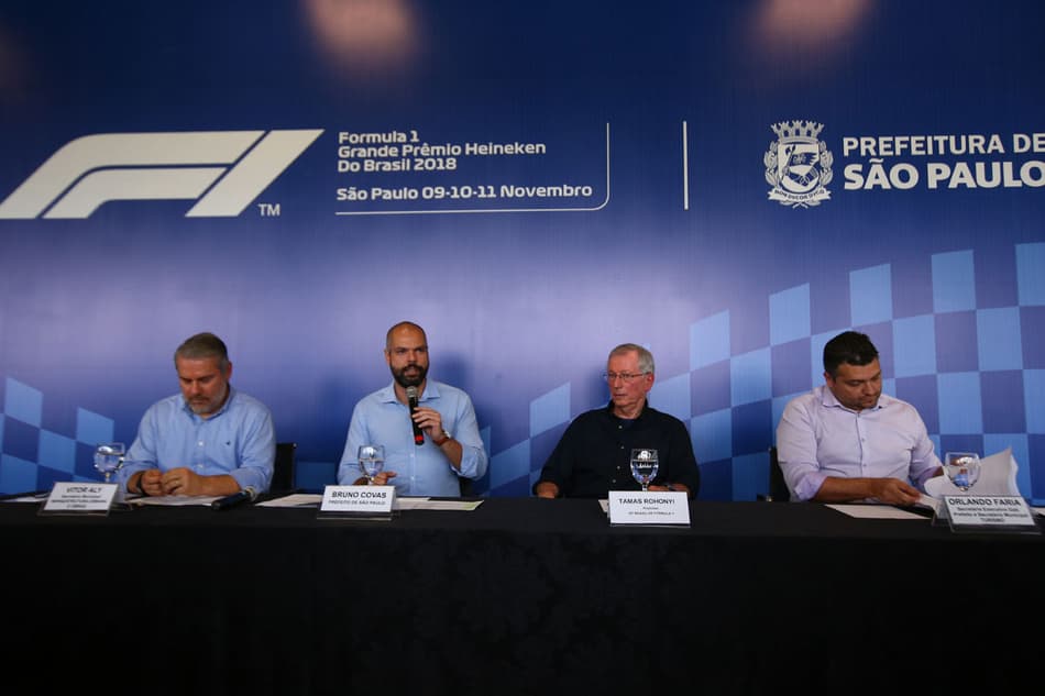 GP do Brasil de F1: Prefeito Bruno Covas visita Interlagos para vistoria das obras