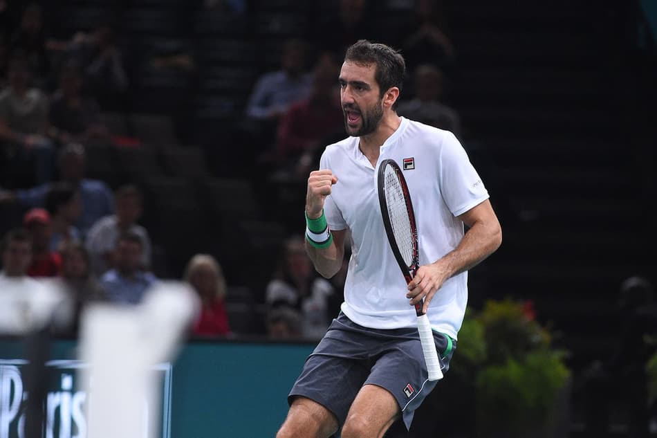 Cilic vai às quartas em Paris e fica perto do ATP Finals