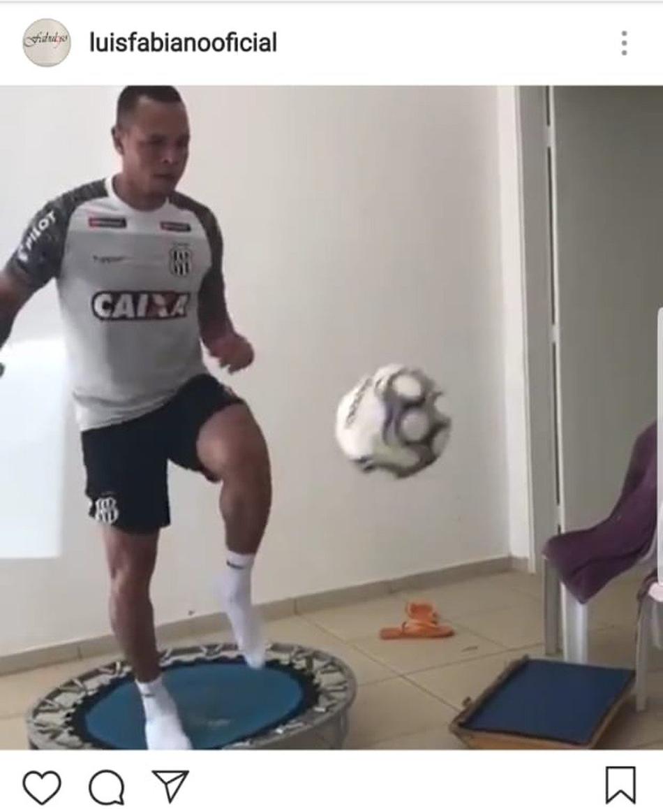Em recuperação, Luis Fabiano posta vídeo e visa 2019: 'Rumo ao objetivo'