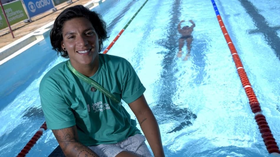 Embaixadora dos Jogos Escolares da Juventude, Ana Marcela Cunha é indicada ao prêmio de atleta do ano