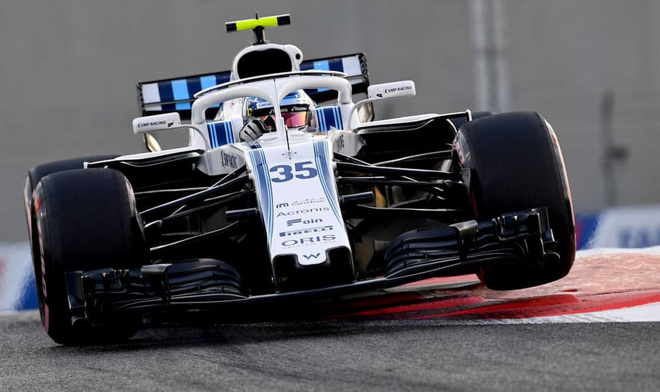 Williams nas últimas posições no primeiro dia na Yas Marina